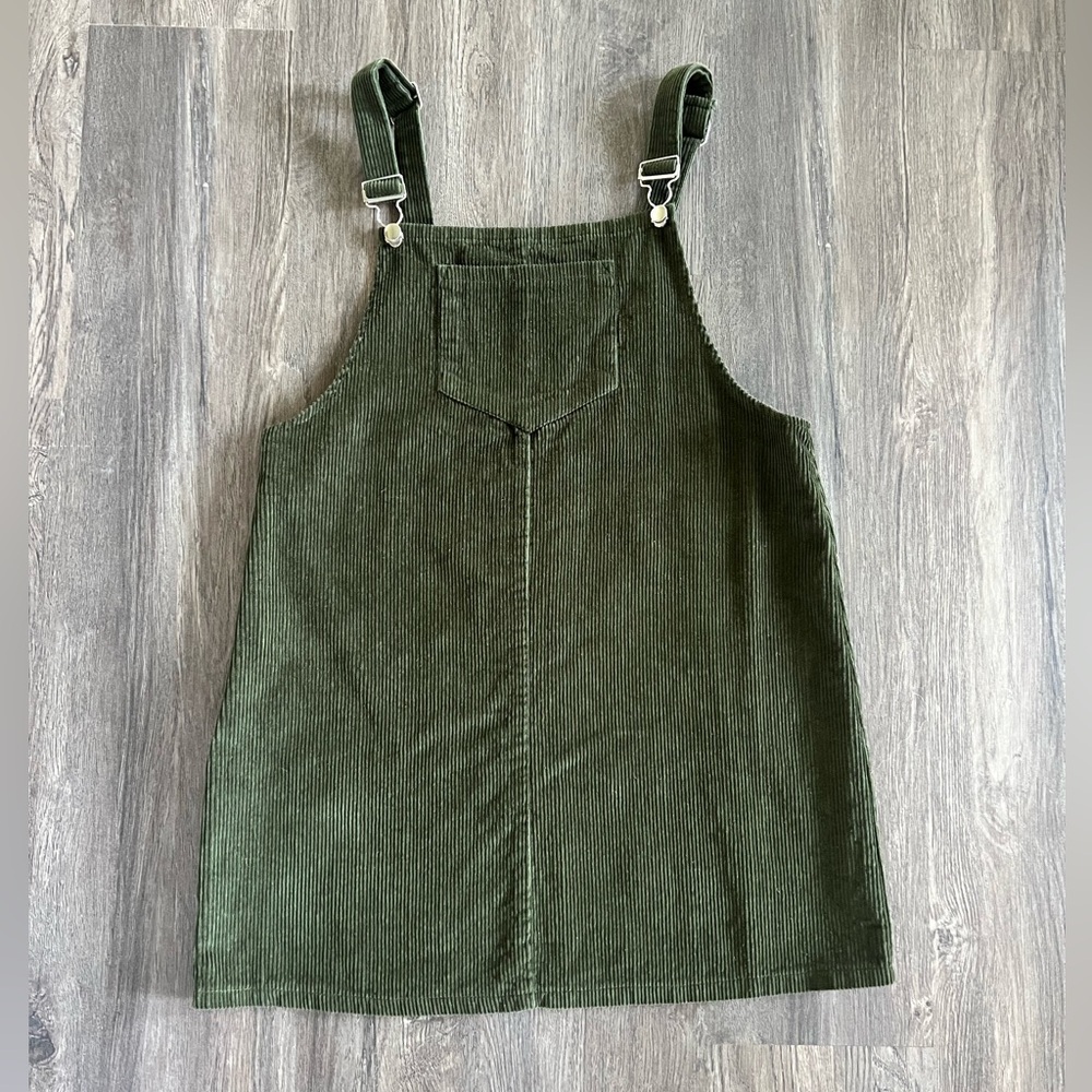 Green Corduroy Dress Size Large